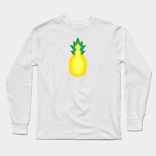 Pineapple Fruit Halved Long Sleeve T-Shirt